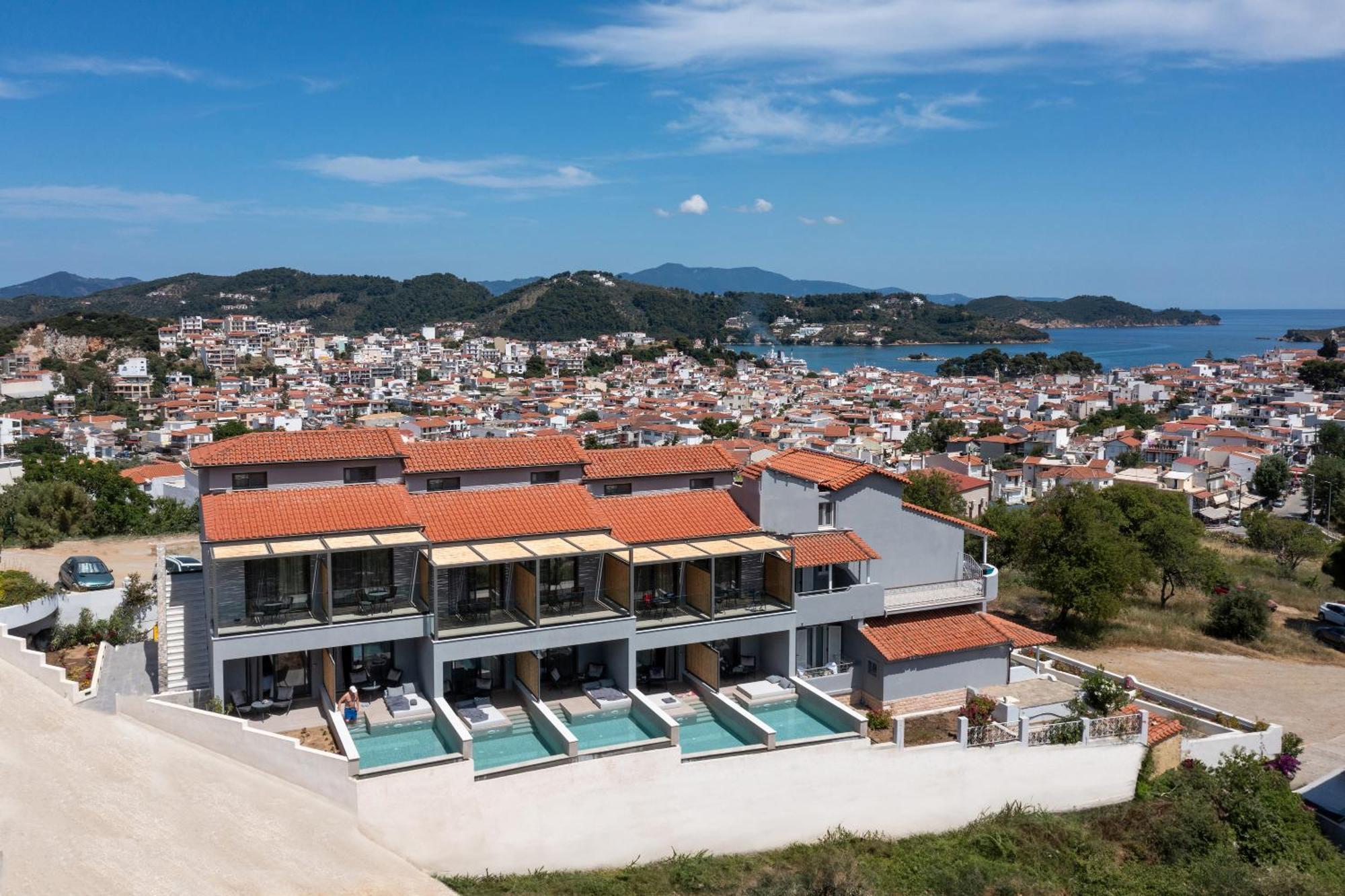 Poseidon Villas Skiathos-Stadt Exterior foto